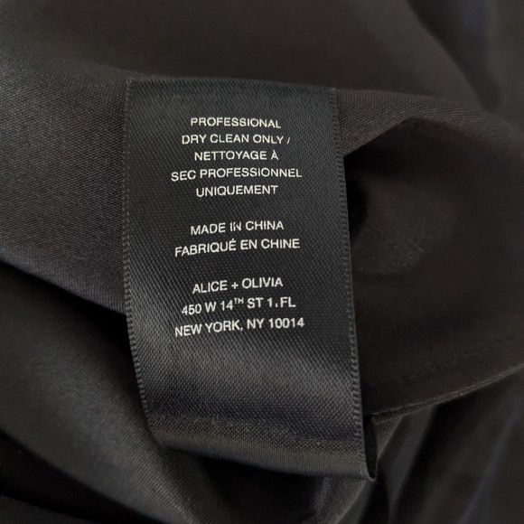 EUC ALICE + OLIVIA Tenty Evening Skirt Size 0 Black Retail - $440 - Picture 12 of 12